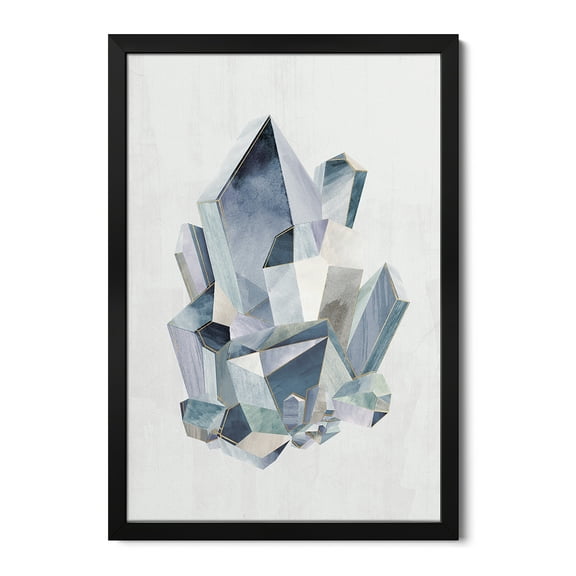 Premium Framed Art Print - Crystal Pyramid