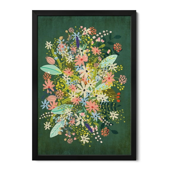 Premium Framed Art Print - Flowers