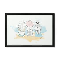 Premium Framed Art Print - Friendship