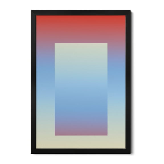 Premium Framed Art Print - Gradient II