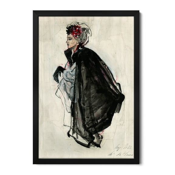 Premium Framed Art Print - Hommage An Frida XIX