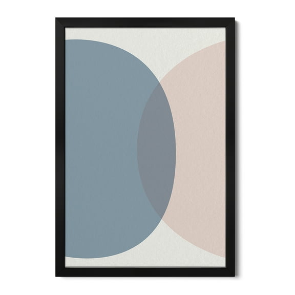 Premium Framed Art Print - Mid Century Soft Luxe I