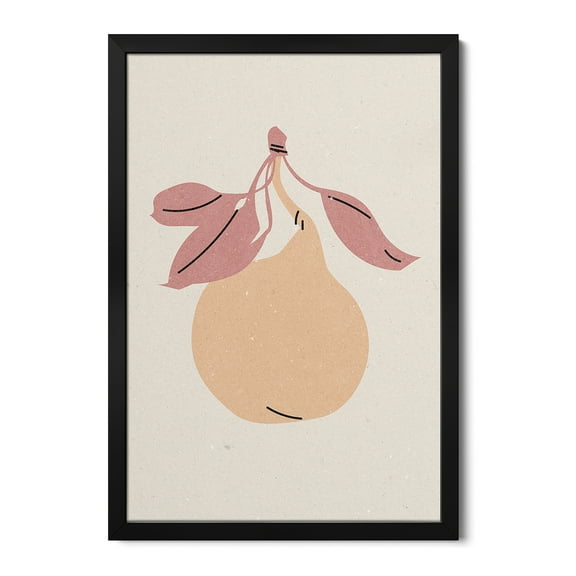 Premium Framed Art Print - Pear