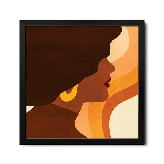 Premium Framed Art Print - Sunseeker Portrait II