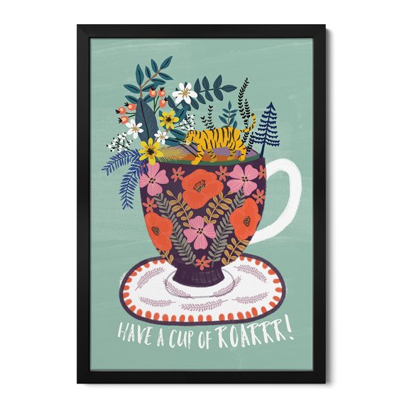 Premium Framed Art Print - Tea