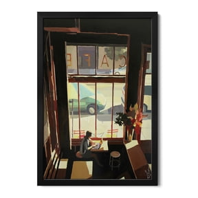 Premium Framed Art Print - The Great American Novel