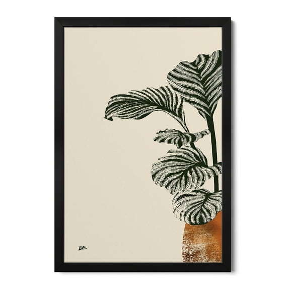 Premium Framed Art Print - Calas I (bronze)