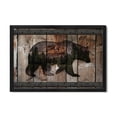 thumbnail image 1 of Premium Framed Art Print - Mountain Bear Silhouette, 1 of 3
