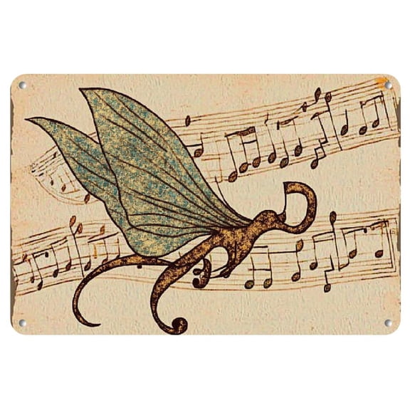 Premium Frameless Iron Art Tin Painting, 8x12 inches - High-Quality, Durable Metal art painting