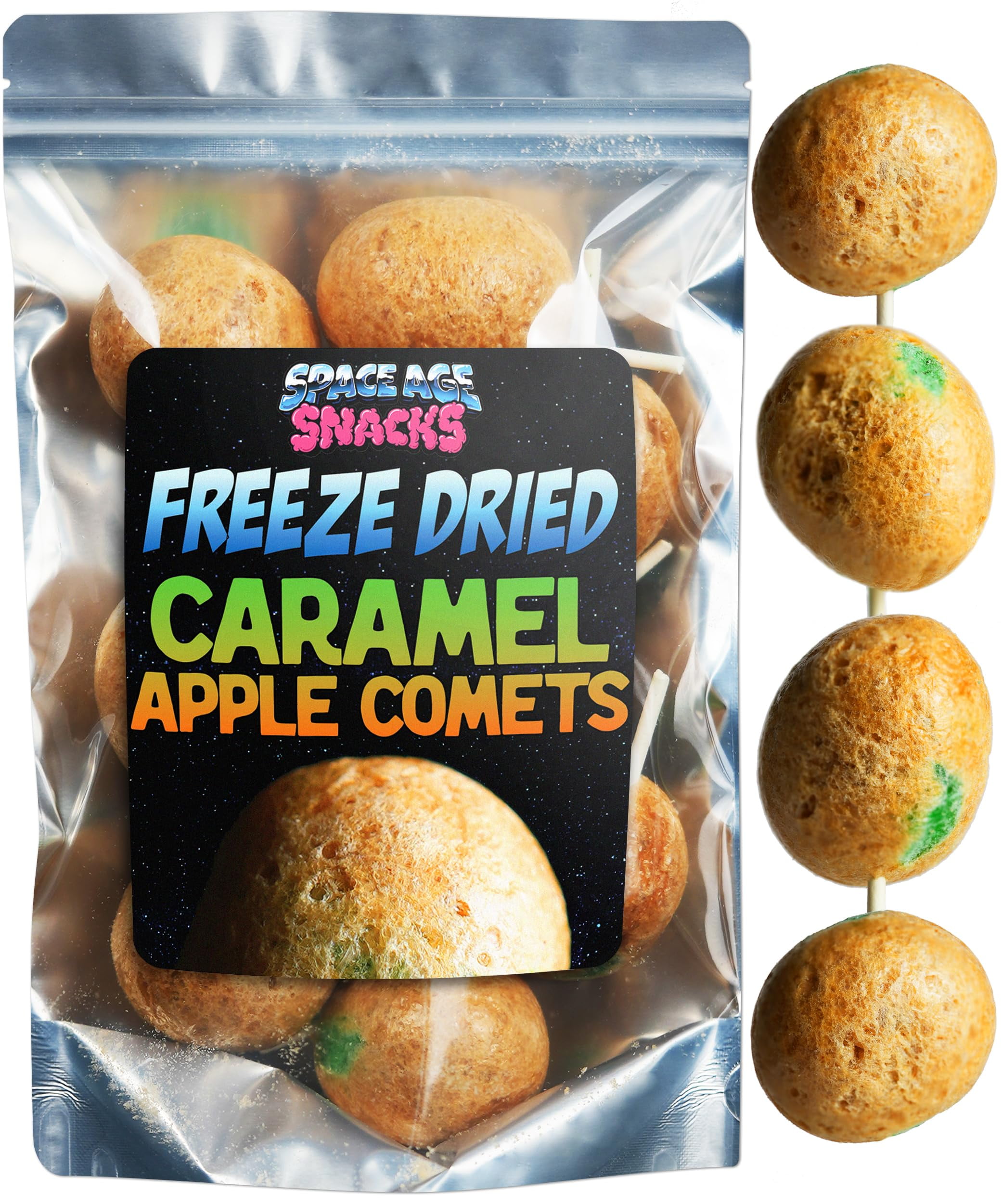 Premium Freeze Dried Candy AIF4 Caramel Apple Comets Shipped in Box