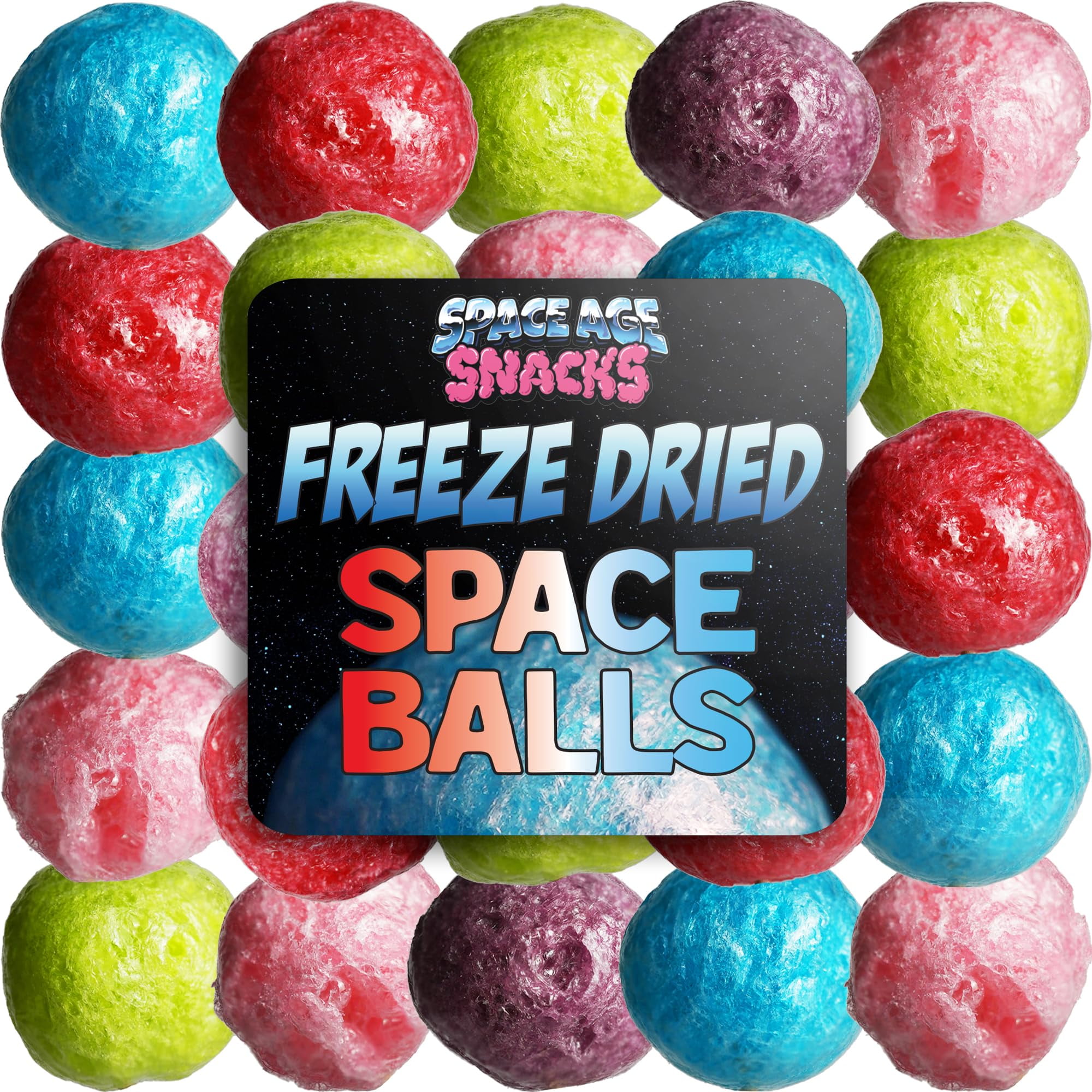 Premium Freeze Dried Space DHF10 Balls Candy Space Balls Freeze Dried