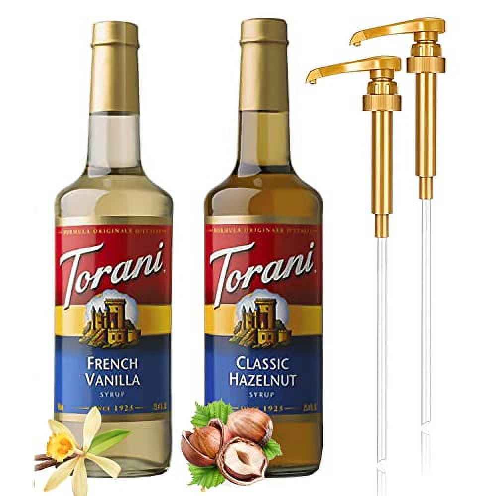 Premium French Vanilla Syrup and Classical Hazelnut Syrup For Coffee 25