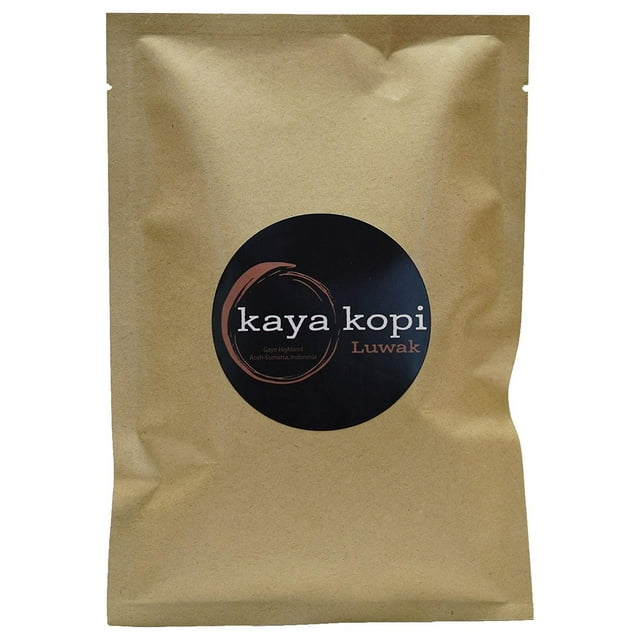 Premium From Indonesia Wild Palm Cives Arabica Coffee Beans, 16 Ounce Ligh Roas, Whole Bean