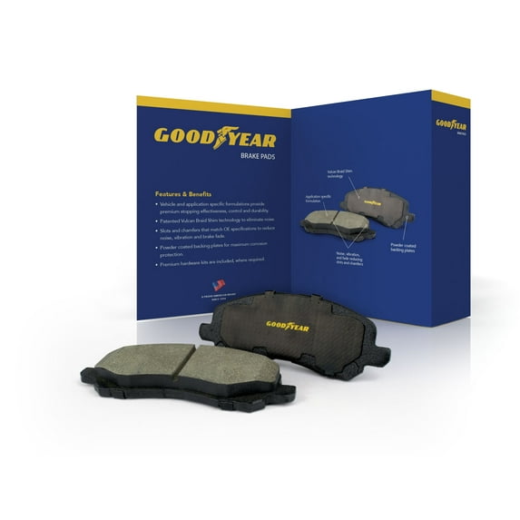 Premium Front Brake Pads for 2018-2019 Honda Accord 2017-2021 HRV Goodyear D1654