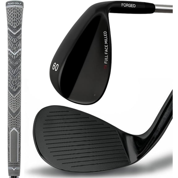 Premium Full Face Golf Wedges, Golf Wedge Set and Singles, 3 Wedges 52/56/60/70 Degree,Lob,Gap,Sand Golf Club for Men, Premium Grip, Right Hand, max Spin