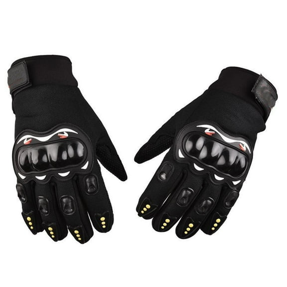 Premium Full-Finger Motorcycle Gloves with Hard Shell Joint Protection, Breathable Fabric, Slip-Resistant Grip, and Flexible Armor for Safety and Comfort during Outdoor Riding