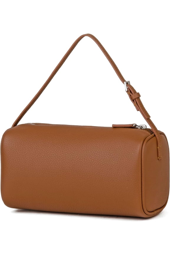 Premium Full-Grained Leather Crossbody Purses for Women, Hobo Bags for Women Crossbody with Adjustable Strap-Small Caramel-lychee Pattern