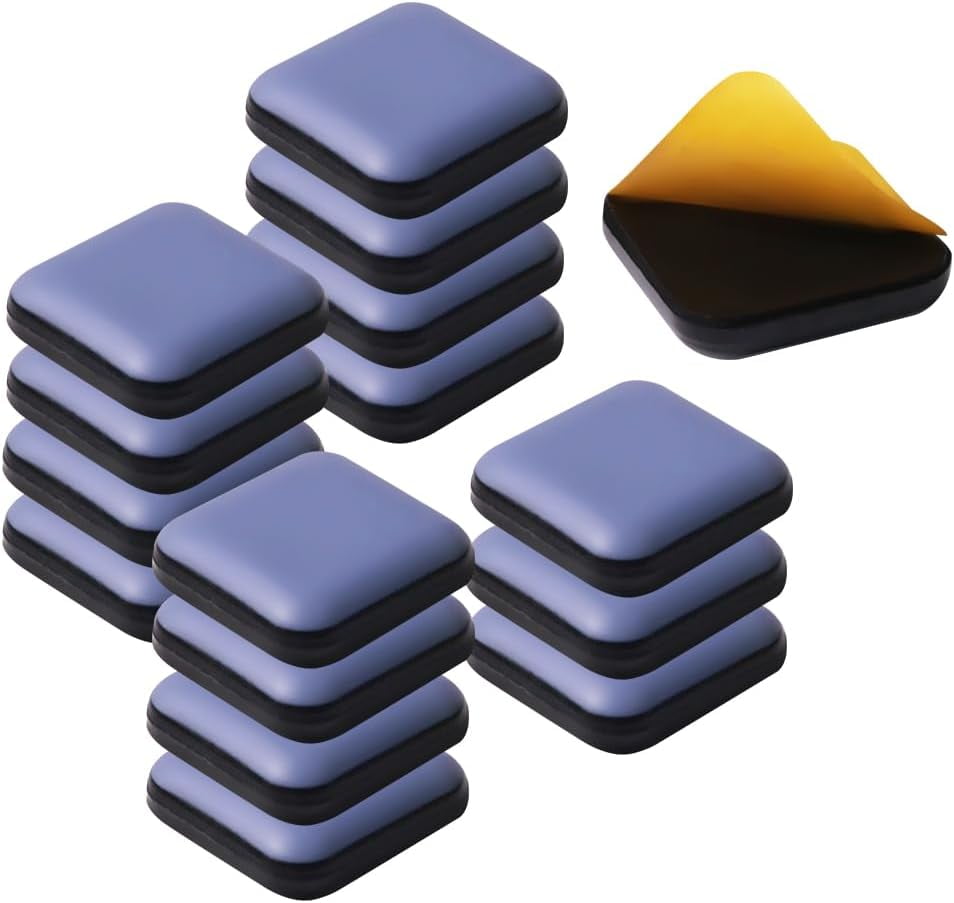 Premium Furniture Glides Sliders for Carpet and Hardwood Floors Easy
