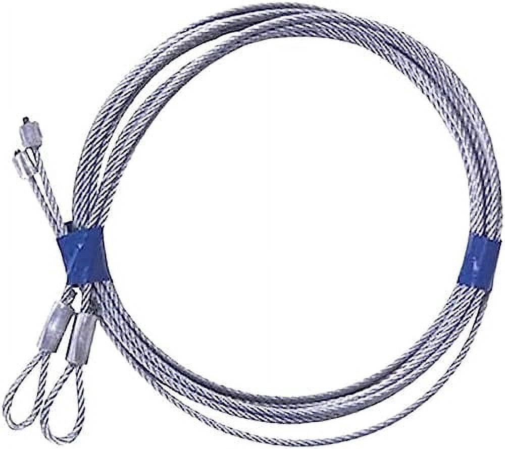 Blesseras Garage Door Torsion Spring Wire, GW-01B-001, 8' Home Safety Cable, Polished, 0.52 Pounds, Pair 9.6 - View #2