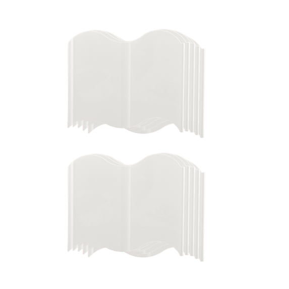 Premium Garden Edge Border Fence - Flexible Plastic Flower Bed Border with Easy Connection & Decorative Wavy Design, Durable Edging for Walkways, Courtyards & Landscapes