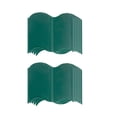 thumbnail image 1 of Premium Garden Edge Border Fence - Flexible Plastic Flower Bed Border with Easy Connection & Decorative Wavy Design, Durable Edging for Walkways, Courtyards & Landscapes, 1 of 5