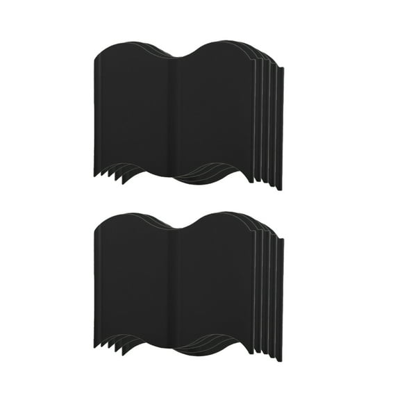 Premium Garden Edge Border Fence - Flexible Plastic Flower Bed Border with Easy Connection & Decorative Wavy Design, Durable Edging for Walkways, Courtyards & Landscapes