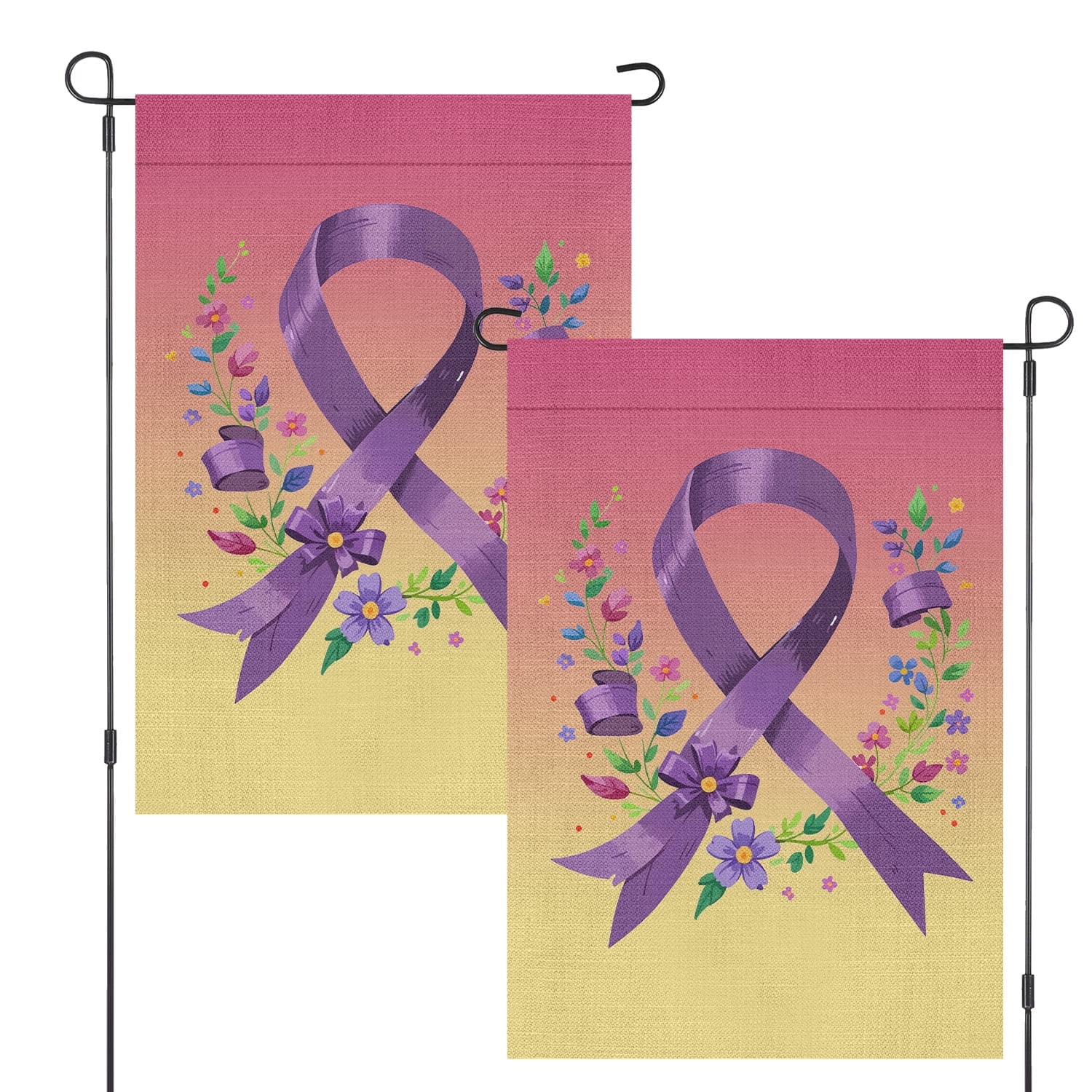 Premium Garden Flag in Full Polyester Imitation Linen – Beautiful ...