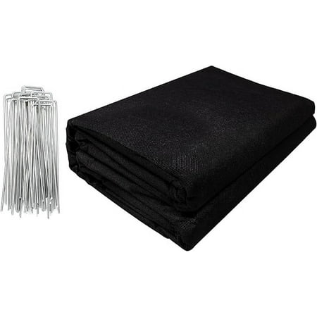 Bonison Premium Garden Weed Barrier Landscape Fabric with Free Landscape Staples, 3ft X 50ft