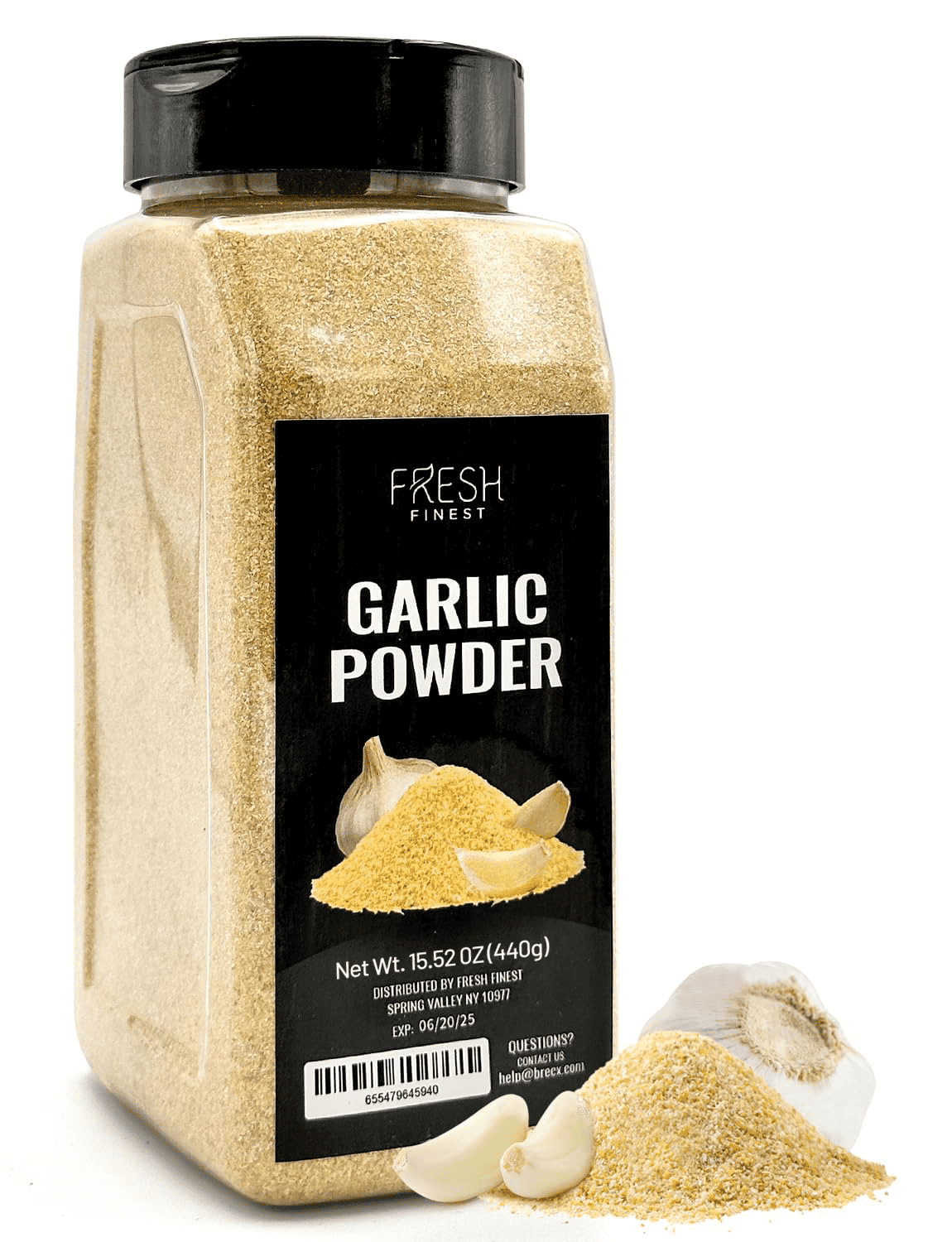 Premium Garlic Powder - 15.52 oz Bottle - 100% Pure, Non-GMO, Gluten-Free, Ground Garlic Spice for Cooking - Walmart.com