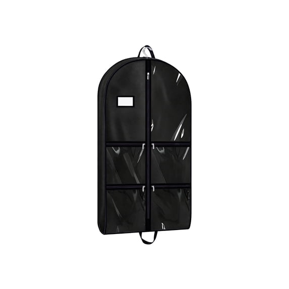 Premium Garment Storage Bag with Transparent Window for Travel and Closet Organization – Foldable, Dustproof, and Portable Suit Cover for Keeping Clothing Tidy
