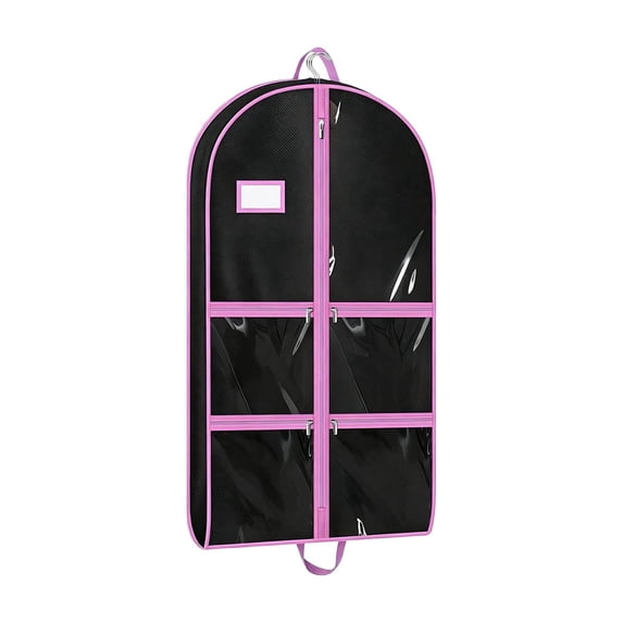 Premium Garment Storage Bag with Transparent Window for Travel and Closet Organization – Foldable, Dustproof, and Portable Suit Cover for Keeping Clothing Tidy