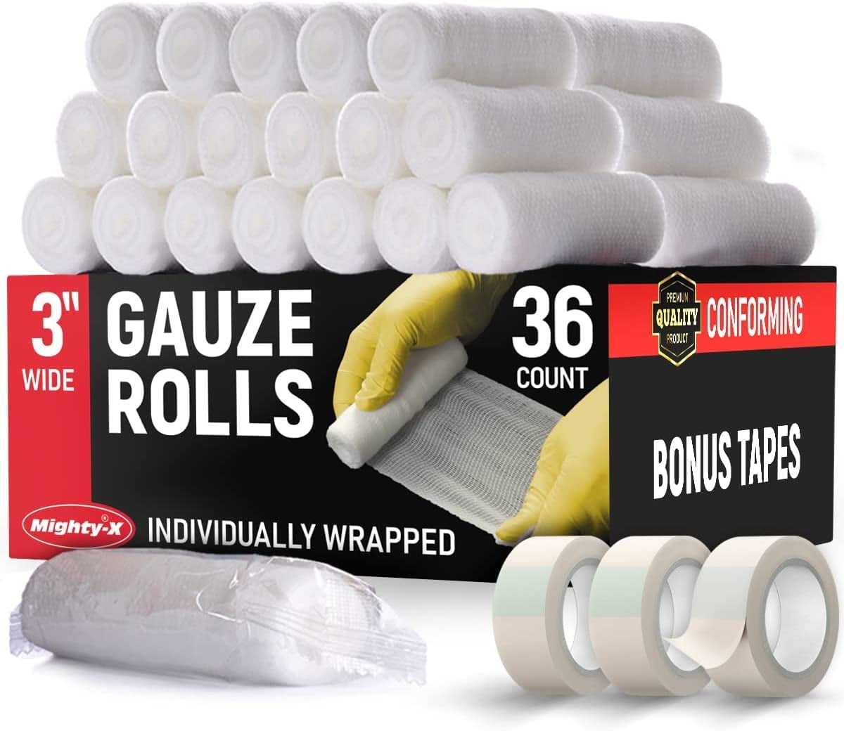 Amazon.com: All Terrain Rolled Gauze 3 X 2.5, 2.5 YD