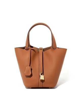 Leather Bucket Bag