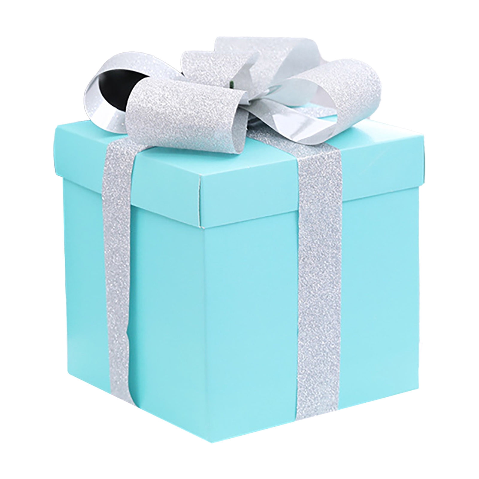 Gift Boxes with Lids, Square Present Box with Decorative Ribbon for ...