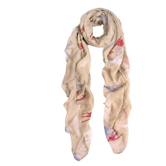 Premium Giraffe Animal Print Scarf