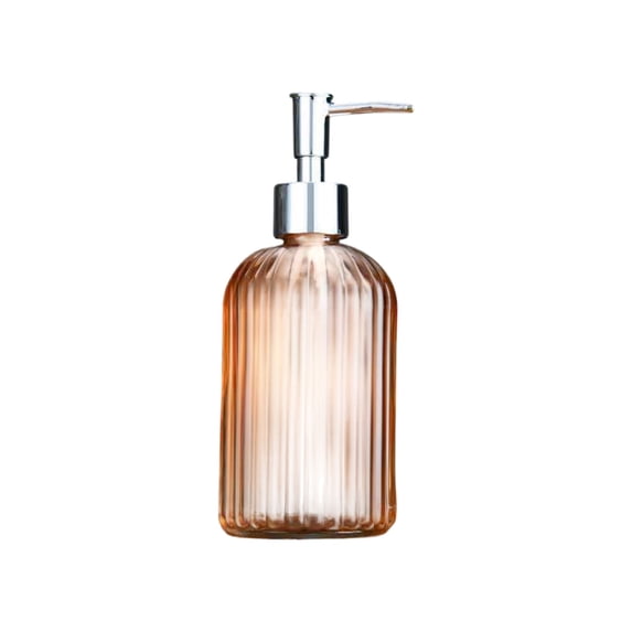Premium Glass Bathroom Dispenser Refillable Hand Soap Lotion Bottles with Sealing & Elegant Design, Space-Saving Reusable Toiletry Storage