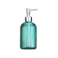 thumbnail image 1 of Premium Glass Bathroom Dispenser Refillable Hand Soap Lotion Bottles with Sealing & Elegant Design, Space-Saving Reusable Toiletry Storage, 1 of 5