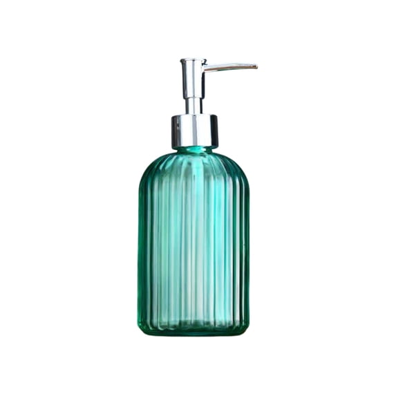 Premium Glass Bathroom Dispenser Refillable Hand Soap Lotion Bottles with Sealing & Elegant Design, Space-Saving Reusable Toiletry Storage