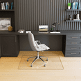 thumbnail image 1 of Premium Glass Chair Mat - For Home/Office for Carpet and Hardwood Floors, 1 of 7