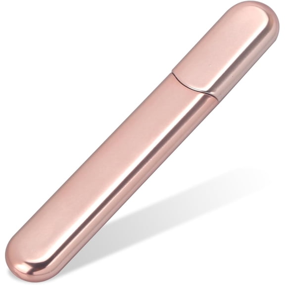 Prichor Premium Glass Nail File with Case  Crystal Diamond Salon Nail Buffer  for Natural and Acrylic Nails  Christmas Gift for Woman and Man
