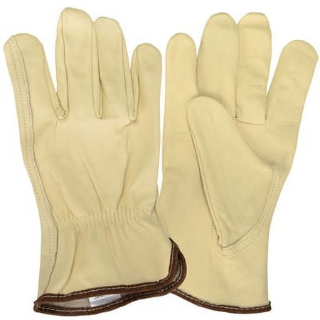 Premium Goatskin Leather Driver's Gloves, Medium (1 Pair)