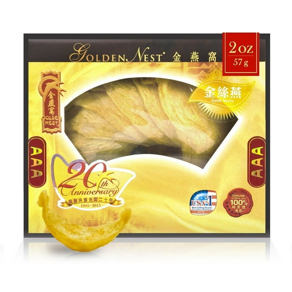 Premium Gold Birds Nest AAA - 57 Grams (2 Oz.)