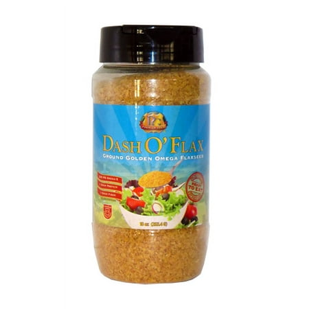 Premium Gold Dash O' Flax Coarse Ground Flaxseed, 10oz.