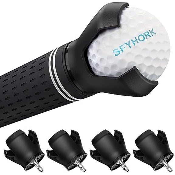 Premium Golf Ball Retriever, 4PCS Durable Golf Ball Grabber and Picker for All Kinds of Putter Handles, Golf Ball Retrievers Pick Up Tool for Quick Installation$$Sport & Recreation Other