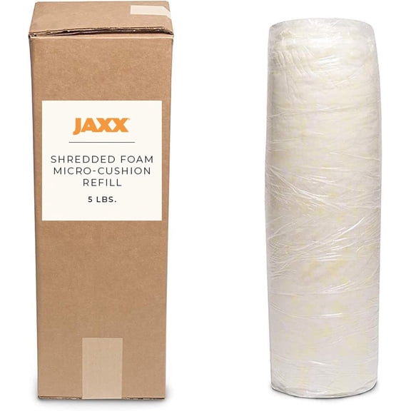 Premium Grade Shredded Foam Filling - Refill for Pillows, Bean Bag Chairs, Dog Beds, and Cushions, 5 lb