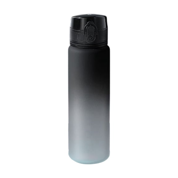 Premium Gradient Color Portable Plastic Sports Cup with Leak-Proof Design, Built-In Filter & Spill-Resistant Mouth for Outdoor & Active Use