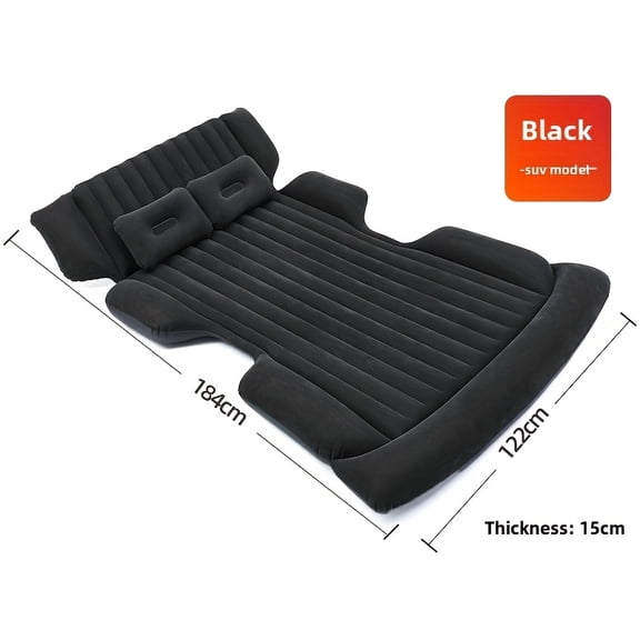 Premium Gray/ Black Foldable SUV Trunk Car Inflatable Bed, Suitable for Travel Trunk, Car Inflatable Bed, Outdoor Camping, Beach Camping Inflatable Bed
