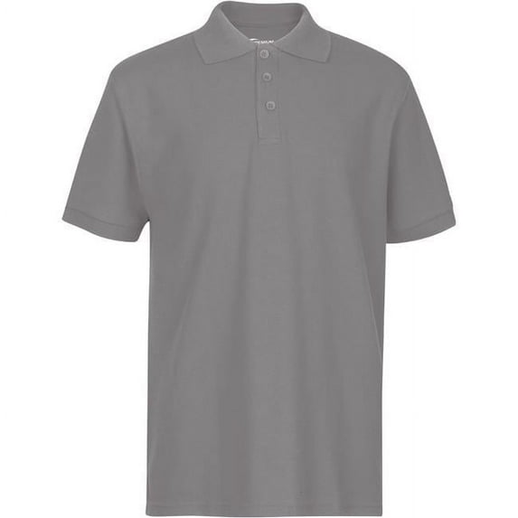 Premium Gray Men's Polo Shirt - Size S Case of 6