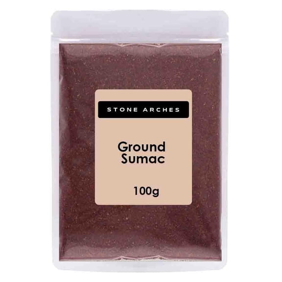 Premium Ground Sumac Powder 100g Authentic Tangy Middle Eastern Spice Ideal for Salads, Marinades, Kebabs, Grilled Meat & Traditional Cooking