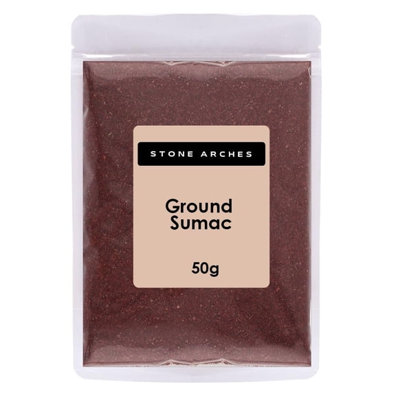Premium Ground Sumac Powder 50g Authentic Tangy Middle Eastern Spice Ideal for Salads, Marinades, Kebabs, Grilled Meat & Traditional Cooking
